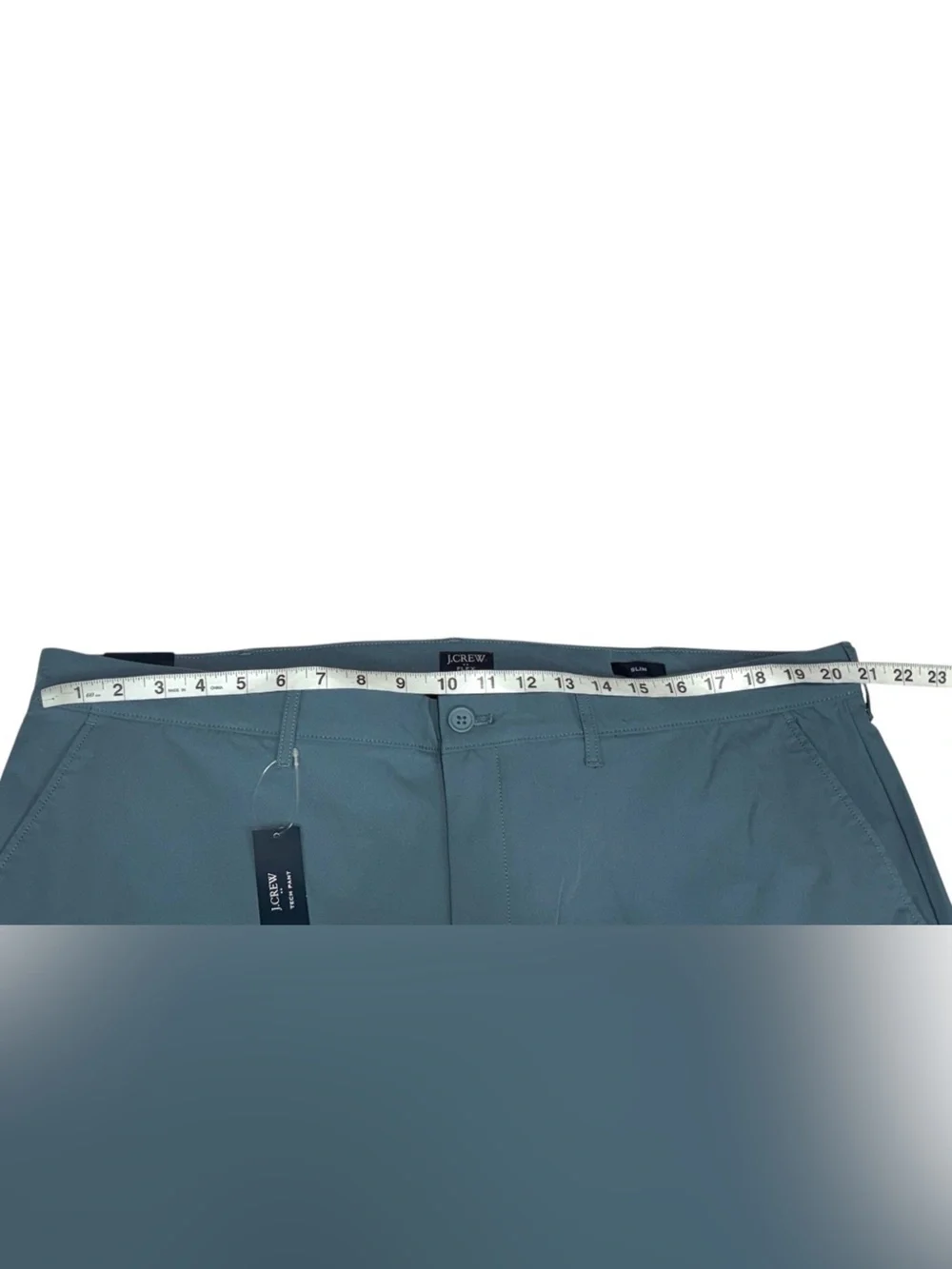 J.Crew Flex Slim Fit Tech Pants Mens 40x32 Blue Stretch Breathable Chino AA712